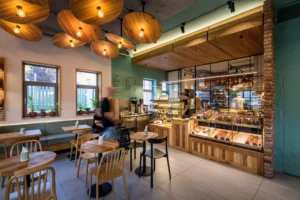Інтер'єр згідно дизайн проект пекарні - Happy Bakery від SPACE DESIGN