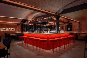 Дизайн проект бару - Bar Four. Дизайн інтер'єру бару розроблений SPACE DESIGN.