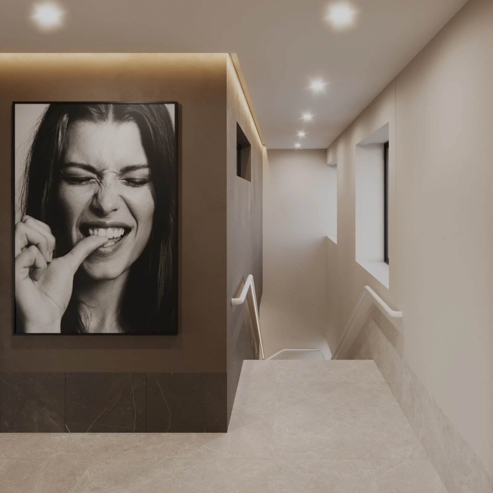 Хол другого поверху — стоматологічна клініка Herbei Dental, ракурс 1